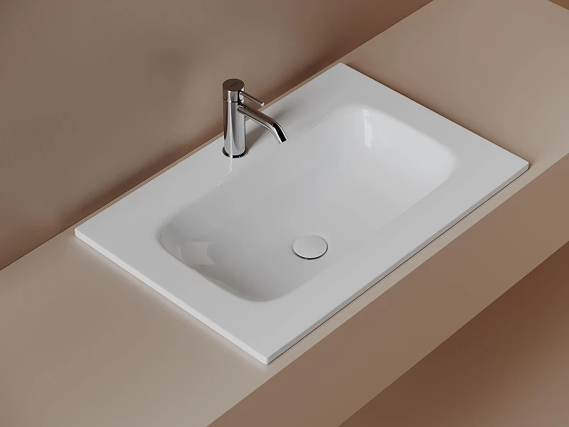 Раковина-столешница Ceramicanova Grace 71 CN7031 цвет Белый