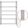 Электрический полотенцесушитель Azario Milan 400x600 П6 AZ90846W диммер справа Белый