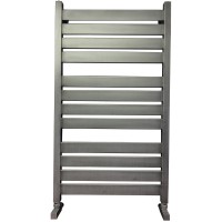 Водяной полотенцесушитель Ника Modern ЛМ 7 100x50 Matt Antique Silver Матовый хром нержавеющая сталь