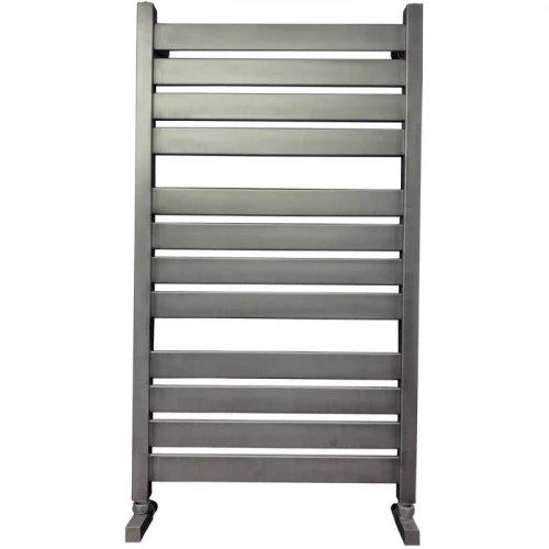 Водяной полотенцесушитель Ника Modern ЛМ 7 100x50 Matt Antique Silver Матовый хром нержавеющая сталь