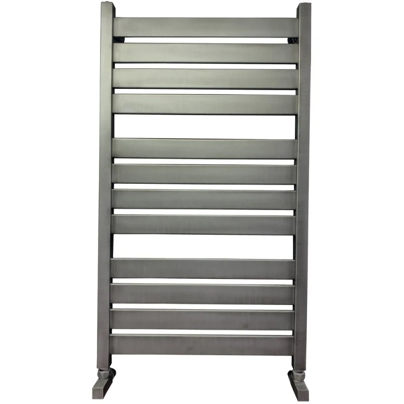 Водяной полотенцесушитель Ника Modern ЛМ 7 100x50 Matt Antique Silver Матовый хром нержавеющая сталь