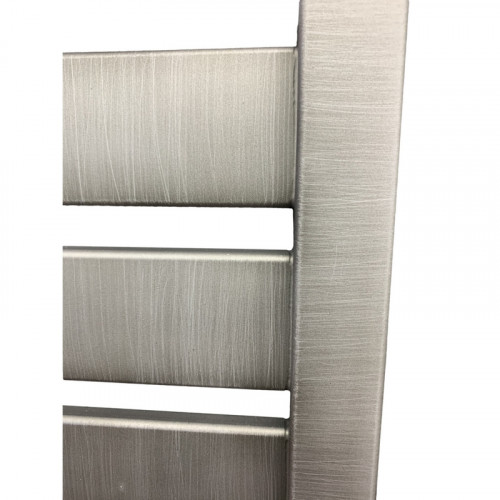 Водяной полотенцесушитель Ника Modern ЛМ 7 100x50 Matt Antique Silver Матовый хром нержавеющая сталь