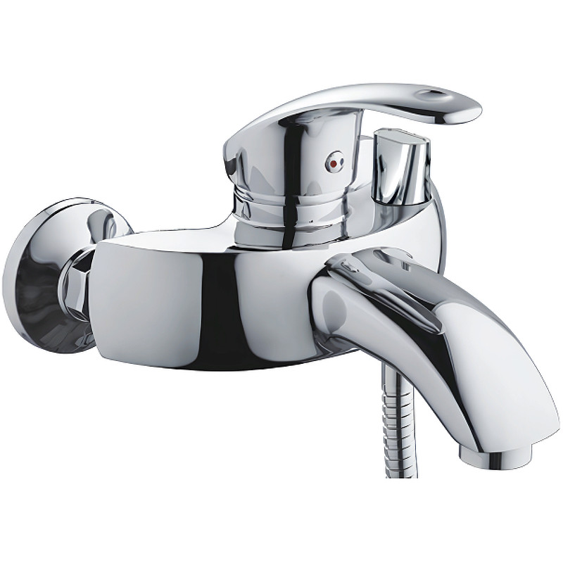 Смеситель для ванны Haiba HB3221 Хром на стену