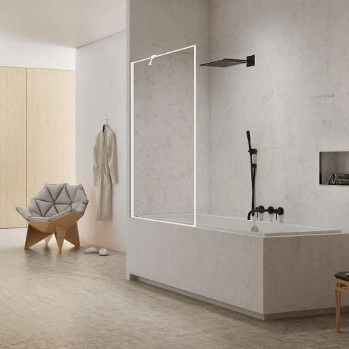 Шторка для ванны New Trendy NEW MODUS White x50 EXK-2347