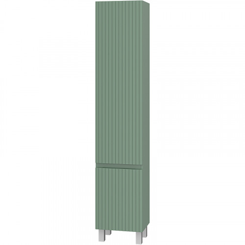 Шкаф пенал Brevita Victory 35 L VIC-05035-080L Зеленый матовый МДФ / ЛДСП