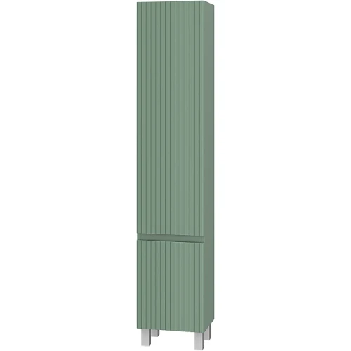 Шкаф пенал Brevita Victory 35 L VIC-05035-080L Зеленый матовый МДФ / ЛДСП