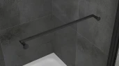 Душевой уголок Abber Schwarzer Diamant 90x90 AG0A090B профиль Черный стекло прозрачное