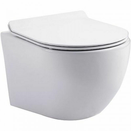 Унитаз Aquanet Cetus W Short Tornado 332171 подвесной с сиденьем Микролифт