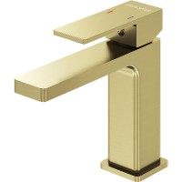 Смеситель для раковины Grossman Style 510.K35.05.320 Золото брашированное латунь
