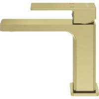 Смеситель для раковины Grossman Style 510.K35.05.320 Золото брашированное латунь
