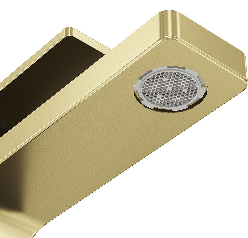 Смеситель для раковины Grossman Style 510.K35.05.320 Золото брашированное латунь