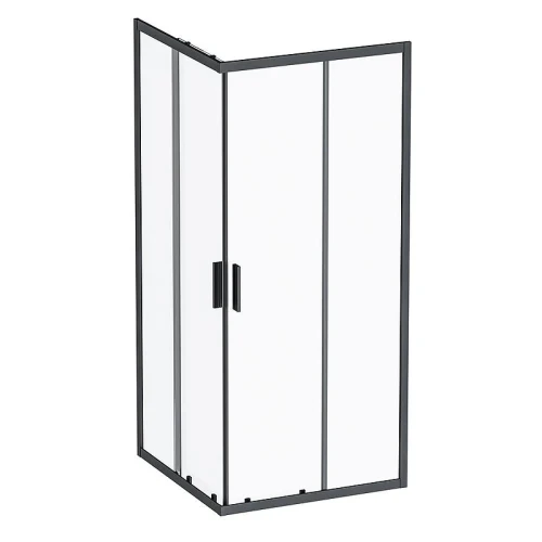 Душевой уголок AM.PM Gem S 90х90 W93G-403-090BT профиль Черный матовый стекло прозрачное