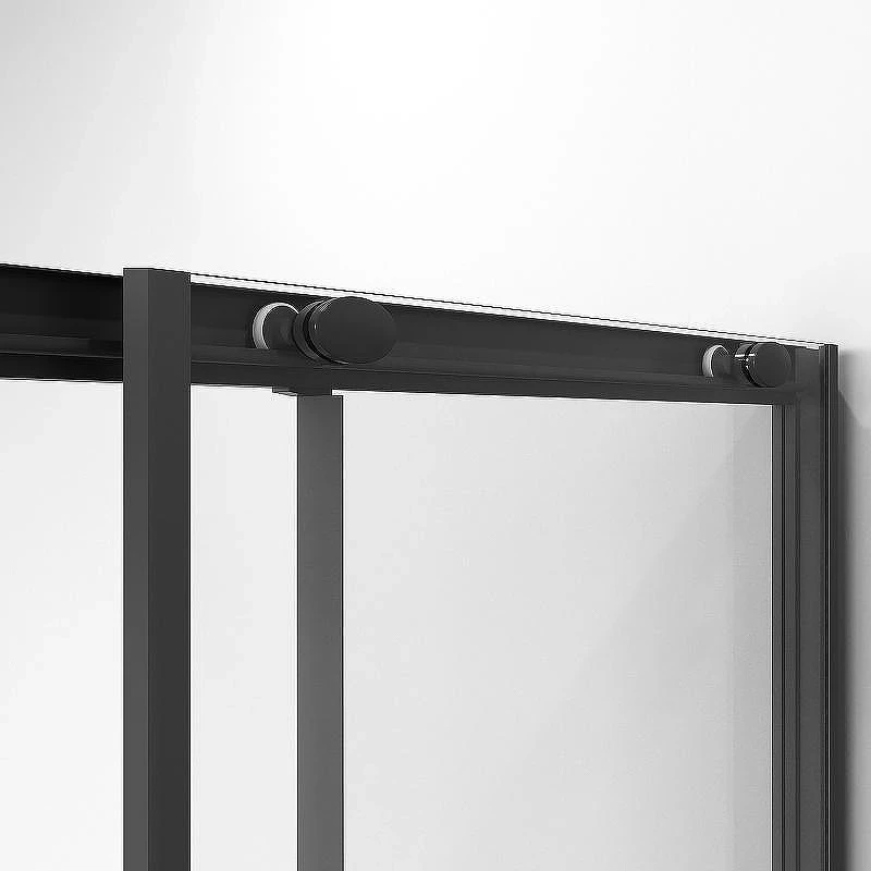 Душевой уголок Niagara Nova 100х100 NG-6830-34BLACK профиль Черный матовый стекло прозрачное