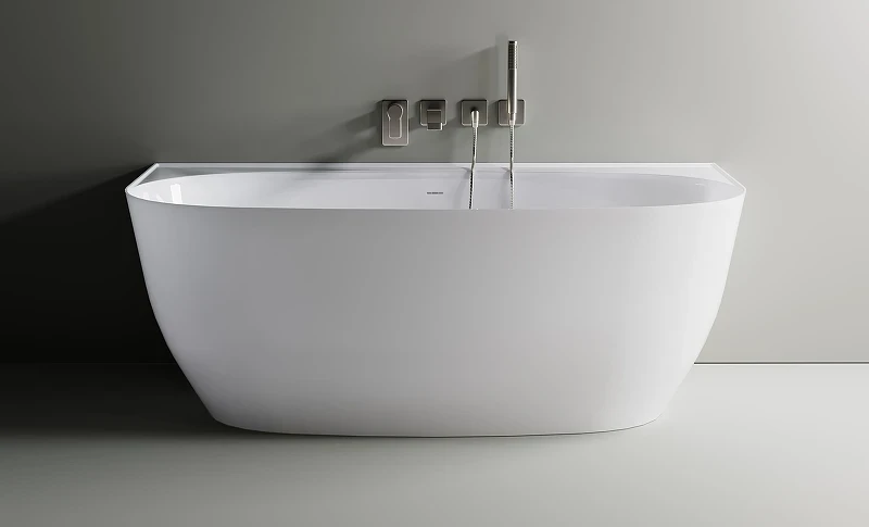Ванна из искусственного камня Astra Form Атрия 170х85 01010075+08010055 цвет Белый матовый