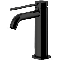 Смеситель для раковины Gattoni Circle Two 9142/91NO Черный матовый латунь