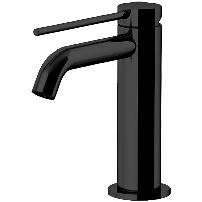Смеситель для раковины Gattoni Circle Two 9142/91NO Черный матовый латунь