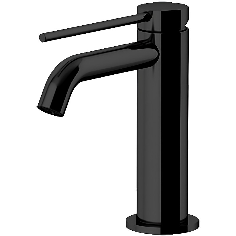 Смеситель для раковины Gattoni Circle Two 9142/91NO Черный матовый латунь
