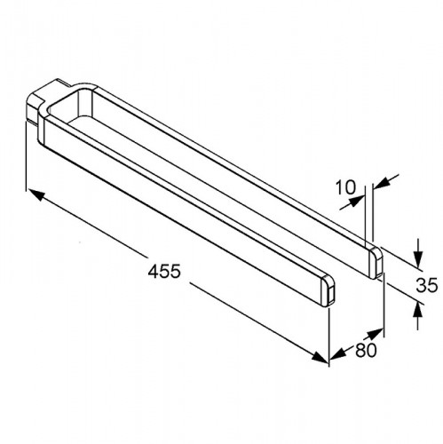 Полотенцедержатель Kludi E2 4997705 двойной Хром