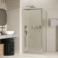 Душевой уголок WasserKRAFT Aula 90х90 11P03 профиль Хром стекло прозрачное