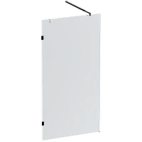Душевая перегородка AM.PM X-Joy 100 W94UWI-100-F1-BTE профиль Черный матовый стекло прозрачное