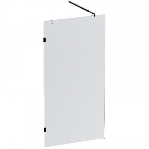 Душевая перегородка AM.PM X-Joy 100 W94UWI-100-F1-BTE профиль Черный матовый стекло прозрачное