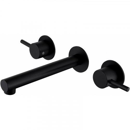 Смеситель для раковины Abber Emotion AF88121B Черный матовый латунь встраиваемый