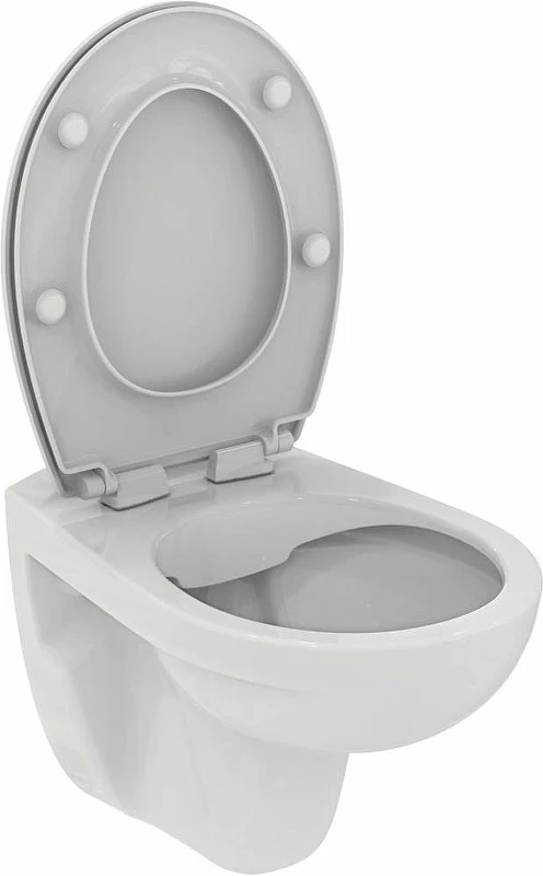 Комплект унитаза с инсталляцией Ideal Standard Eurovit Prosys K881201PT15 с сиденьем Микролифт без клавиши смыва фарфор подвесной