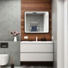 Тумба под раковину Art&Max AM-Bianchi-1000-2C-SO-BM подвесная Белый матовый МДФ / ЛДСП