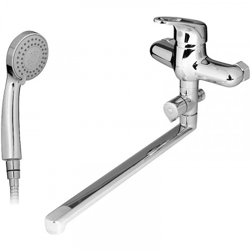 Смеситель для ванны Kaiser Planet 14055 универсальный Хром латунь на стену