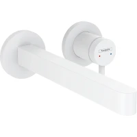 Смеситель для раковины Hansgrohe Finoris 76050700 Белый матовый латунь встраиваемый