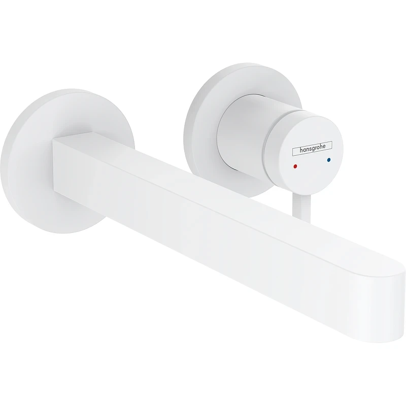 Смеситель для раковины Hansgrohe Finoris 76050700 Белый матовый латунь встраиваемый