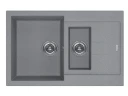Кухонная мойка KUCHENSTERN PLAT 60-2 78x50 207TN20 цвет Титан