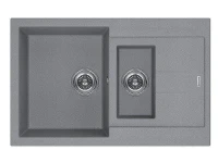 Кухонная мойка KUCHENSTERN PLAT 60-2 78x50 207TN20 цвет Титан