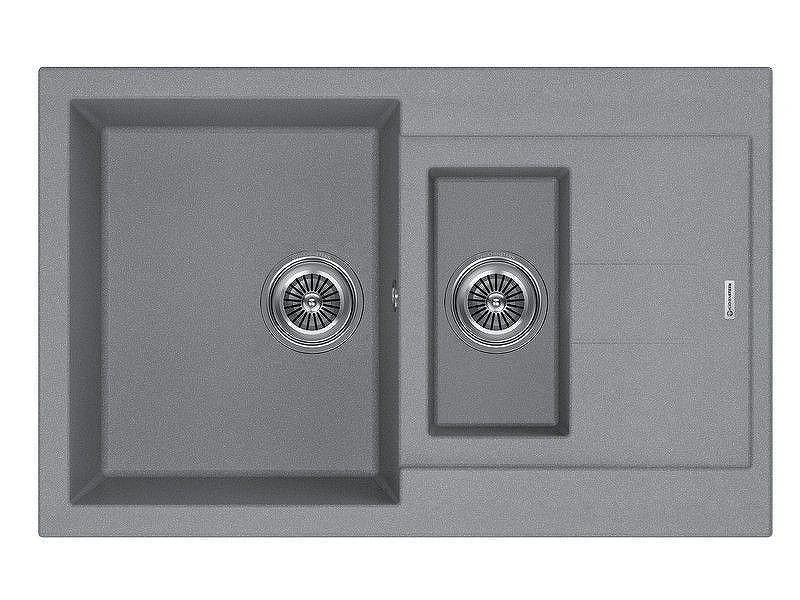 Кухонная мойка KUCHENSTERN PLAT 60-2 78x50 207TN20 цвет Титан