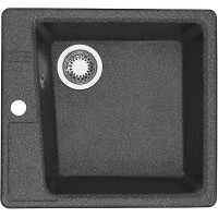 Кухонная мойка Aquaton Парма 47 1A713032PM210 Графит искусственный камень (литьевой мрамор) встраиваемый