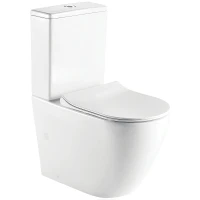 Унитаз компакт Koller Pool Round RN-0665-RC-C без бачка с сиденьем Микролифт фарфор напольный