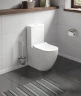 Унитаз компакт Koller Pool Round RN-0665-RC-C без бачка с сиденьем Микролифт фарфор напольный