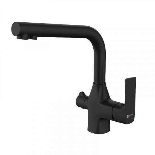 Смеситель для кухни Lemark Ursus LM7258BL цвет Черный матовый