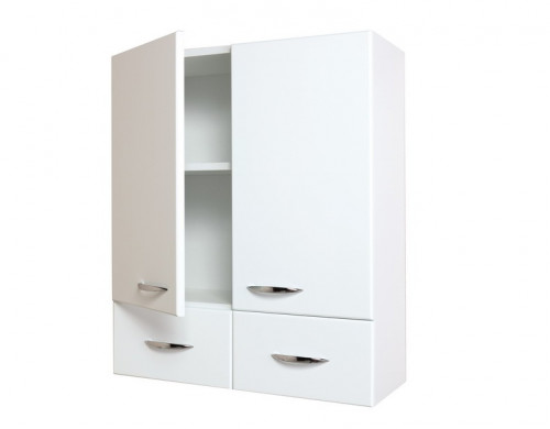 Шкаф Onika Кредо 60.2 Белый МДФ / ЛДСП