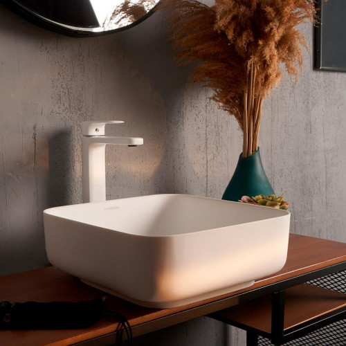 Раковина-чаша Montebianco Loreto Piazza 36 12018 цвет Белый матовый