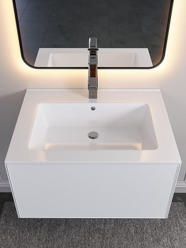 Раковина Uperwood Parma Premium 66 4538342000 цвет Белый глянцевый