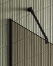 Душевая перегородка Maybah Glass MGD-702-6у 690x1950 в узком профиле Черный стекло бронзовое