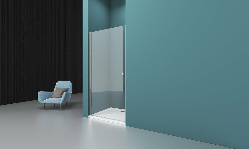 Душевая дверь BelBagno Etna 90 ETNA-B-1-90-C-Cr профиль Хром стекло прозрачное