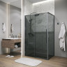 Душевой уголок Grossman Galaxy 110x100 120.K33.01.1110.42.10 профиль Графит сатин стекло тонированное