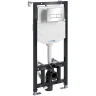 Инсталляция WasserKRAFT Aller 10TLT.010.ME.CH03 для унитаза с клавишей смыва Хром нержавеющая сталь