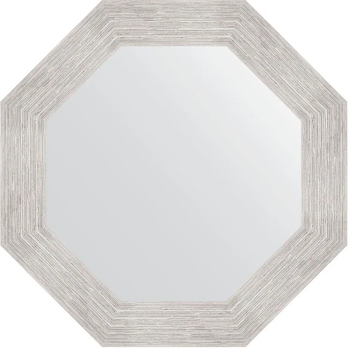 Зеркало Evoform Octagon 53х53 BY 3736 в багетной раме - Серебряный дождь 70 мм