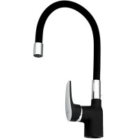 Смеситель для кухни Frap F4453-04 Черный матовый латунь