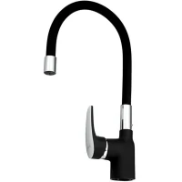 Смеситель для кухни Frap F4453-04 Черный матовый латунь