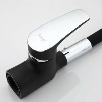 Смеситель для кухни Frap F4453-04 Черный матовый латунь