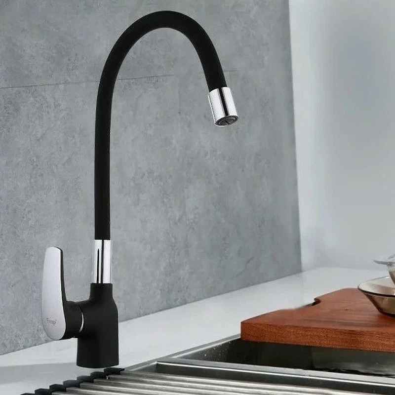 Смеситель для кухни Frap F4453-04 Черный матовый латунь
